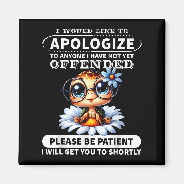 Imán Me Gustaría Agradecer A Cualquiera Que No Haya Tur (Frente)