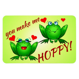 Imán Me Haces Adorable Cuto Alegre Ranas Verdes Diverti