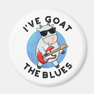 Imán Me he ganado el divertido bollo animal del Blues