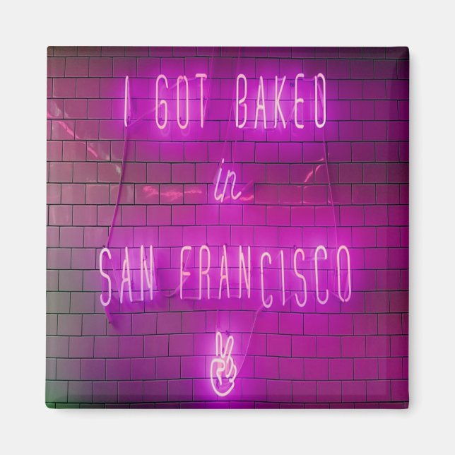 Imán Me hornearon en San Francisco (Frente)
