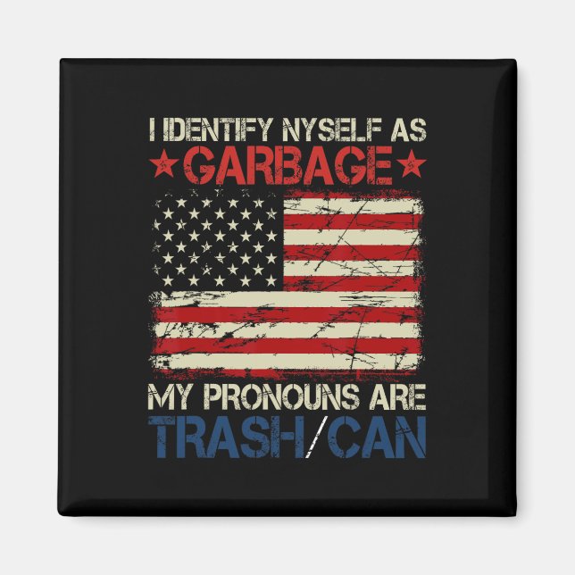 Imán Me Identifico Como Seguidores De Garge Para Trump  (Frente)