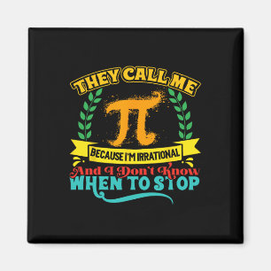 Imán Me Llaman Maestra De Geek Pi Math 3.14 Pi Day