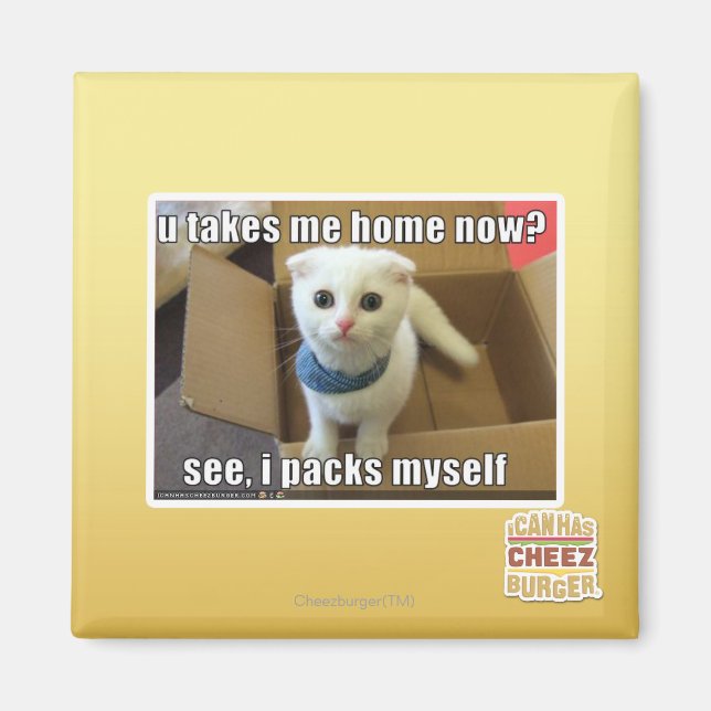 Imán ¿Me llevas a casa ahora? (Frente)