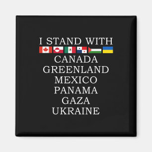 Imán Me mantengo con Canadá Groenlandia México Panamá G