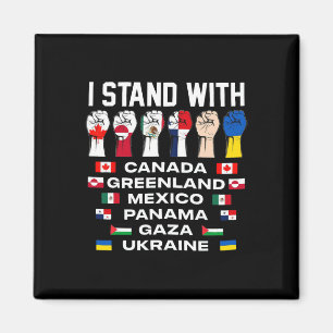 Imán Me mantengo con Canadá Groenlandia México Panamá G