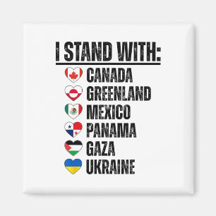 Imán Me mantengo con Canadá Groenlandia México Panamá G