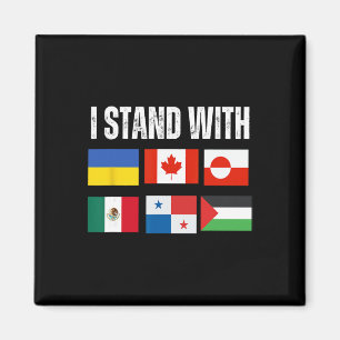 Imán Me mantengo con Ucrania Canadá Groenlandia México