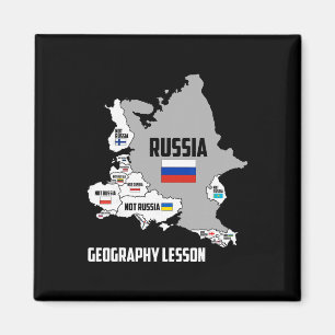 Imán Me mantengo con Ucrania Mapa de Europa No con Rusi