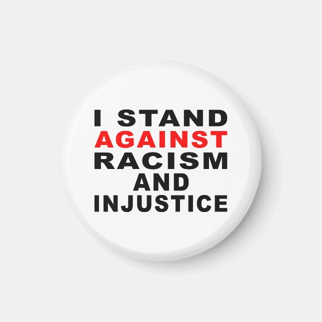 IMÁN ME OPONGO AL RACISMO Y LA INJUSTICIA (Frente)