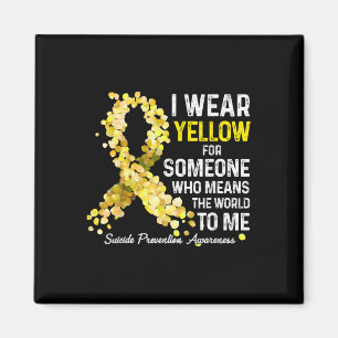 Imán Me pongo amarillo por alguien que se perdió por su