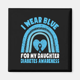 Imán Me Pongo Azul Por Mi Hija Diabetes Conciencia T1d