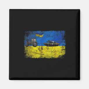 Imán Me pongo del lado de Ucrania Funny Ukrainian Farme