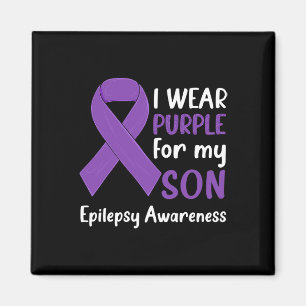 Imán Me pongo morado por mi hijo Conciencia de la epile