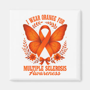 Imán Me pongo naranja para la conciencia de la escleros