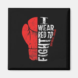 Imán Me Pongo Rojo Para Luchar Concienciación Sobre Enf