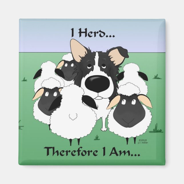 Imán Me Rebaño... Por Lo Tanto Soy Magnet (Frente)