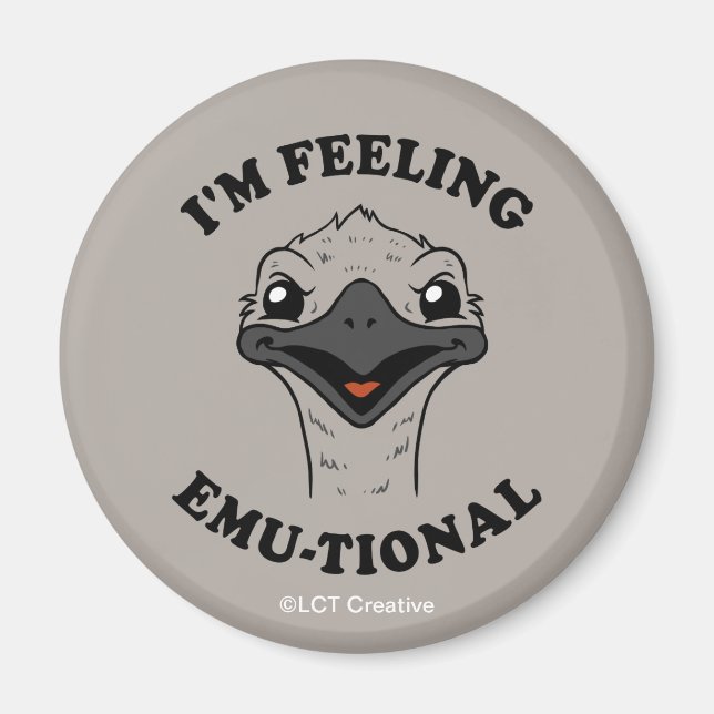 Imán Me siento emocional (Frente)