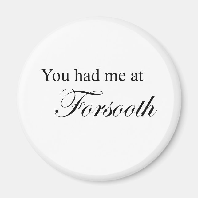 Imán Me Tenías En Forsooth (Frente)