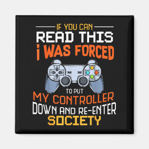 Imán Me vi obligado a dejar mi control divertido juego