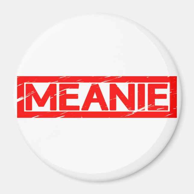 Imán Meanie Stamp (Frente)