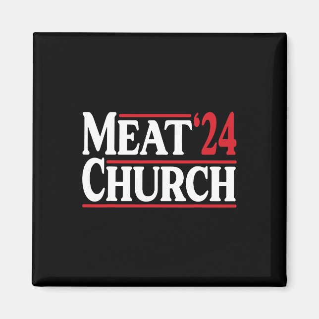 Imán Meat Church 24 Bbq  (Frente)