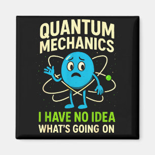 Imán Mecánica Cuántica Ciencia Divertida, Humor de Físi