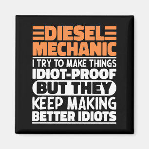 Imán Mecánico Diesel Intento Hacer Las Cosas Divertidas