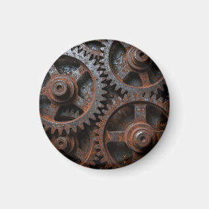 Imán Mecanismo Industrial Oxidado