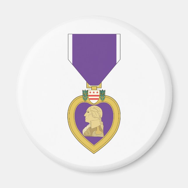 Imán Medalla de Corazón Púrpura de Estados Unidos (Frente)