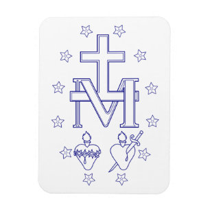 Imán Medalla de Nuestra Señora de las Gracias Arte Mila