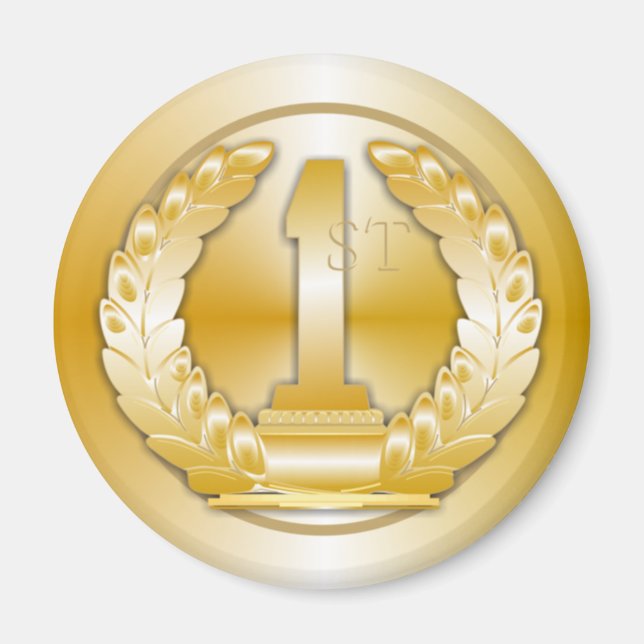 Imán Medalla de Oro (Frente)