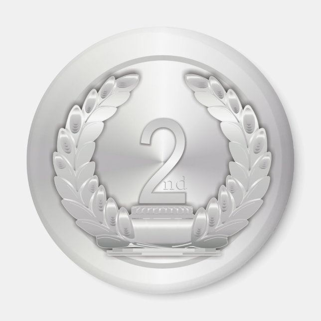 Imán Medalla de plata (Frente)