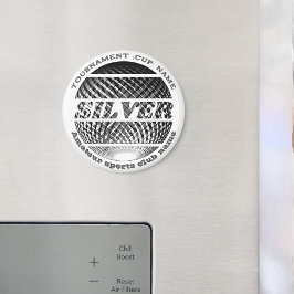 Imán Medalla de plata, segundo ganador