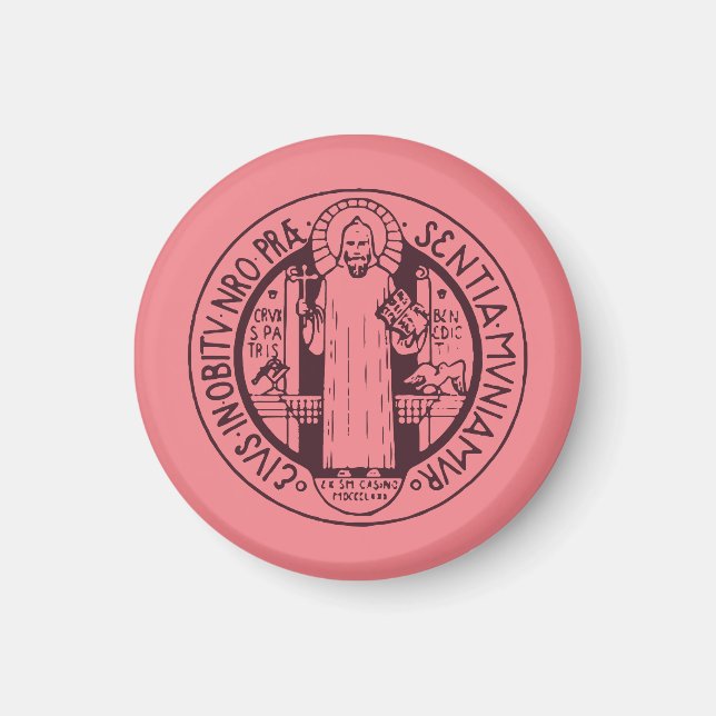 Imán Medalla de San Benito (Frente)