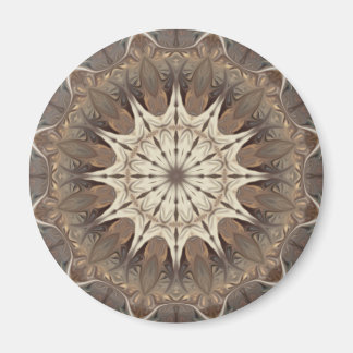 Imán Medallón de cobre Kaleidoscope