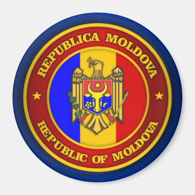 Imán Medallón de Moldavia (Frente)