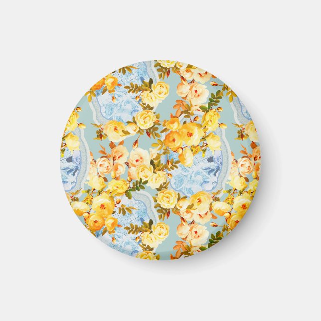 Imán Medallones y Rosas (Frente)