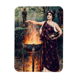 Imán Medea preparando su poción – 