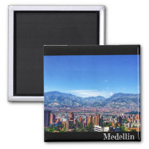 Imán Medellín City View Fridge Magnet