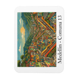 Imán Medellín Colombia Comuna 13 Arte de Viaje