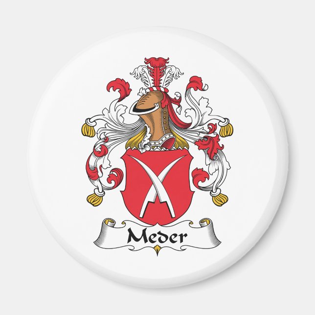 Imán Meder Family Crest (Frente)