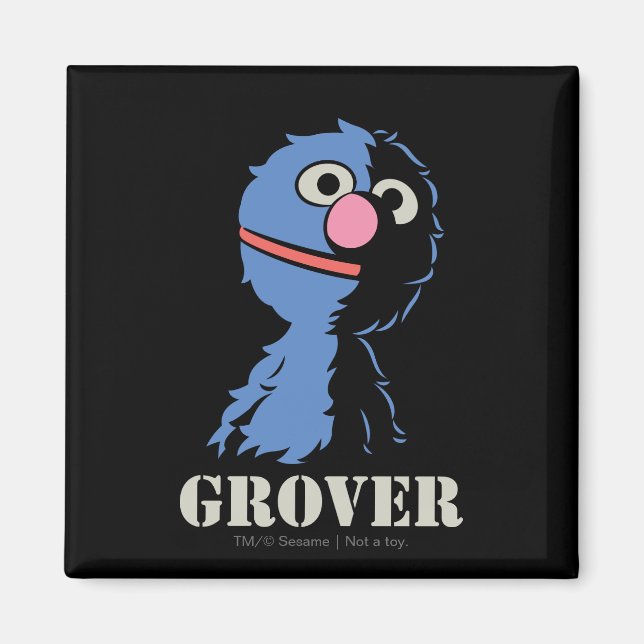 Imán Media cara de Grover (Frente)