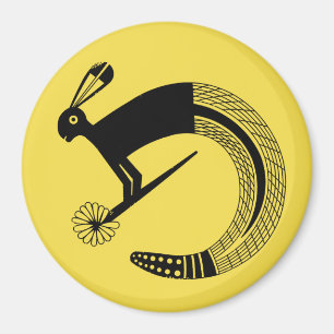 Imán Media conejo Jack y media serpiente rattle