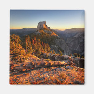 Imán Media Cúpula al atardecer - Yosemite