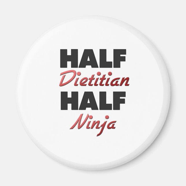 Imán Media Dietista Half Ninja (Frente)