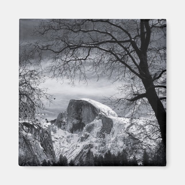Imán Media doma en invierno | Valle Yosemite (Frente)