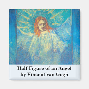 Imán Media figura de un ángel de Vincent van Gogh