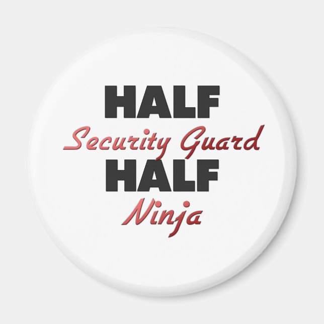 Imán Media Guardia de Seguridad Media Ninja (Frente)