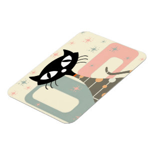 Imán Mediados del Siglo de Mid Cat Moderno