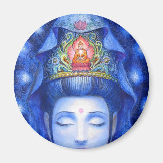 Imán Medianoche Meditación Zen Kuan Yin